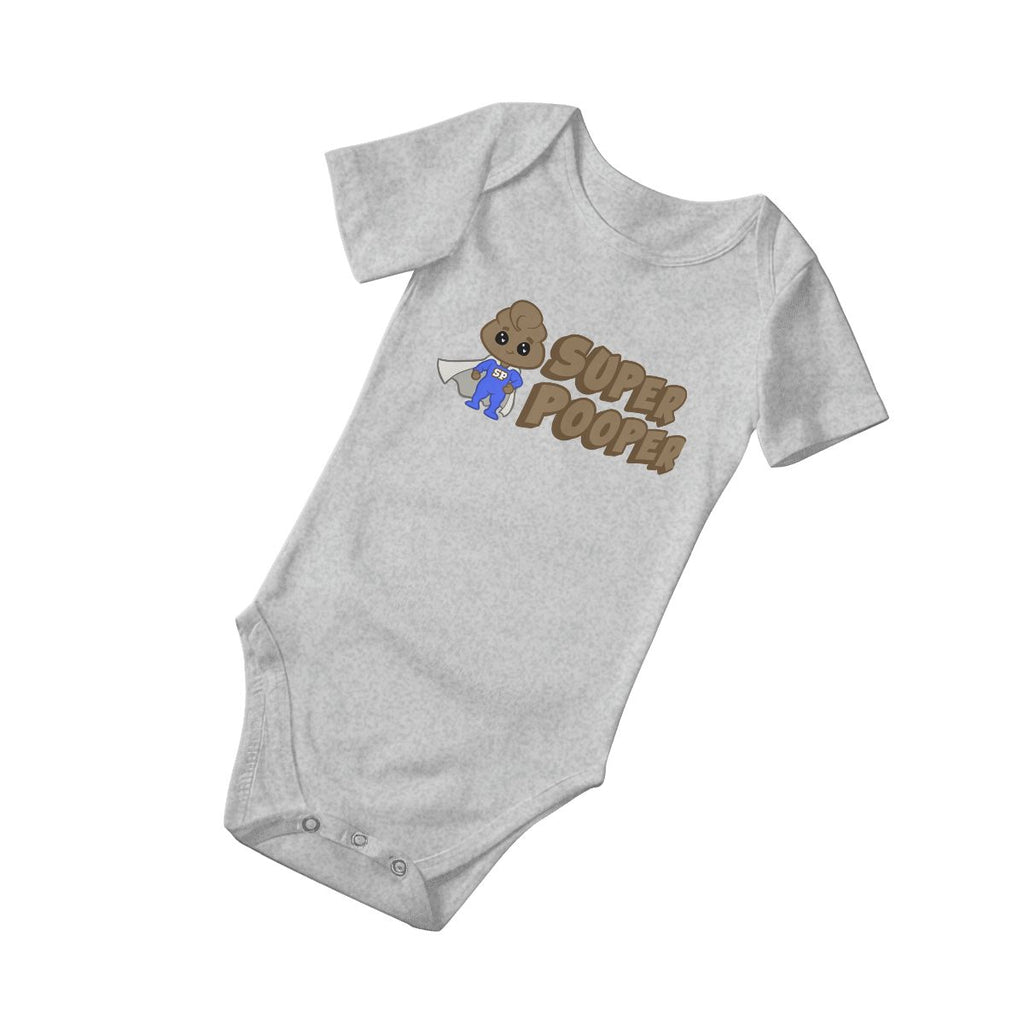 Super Pooper Baby Onesies (Short Sleeve)
