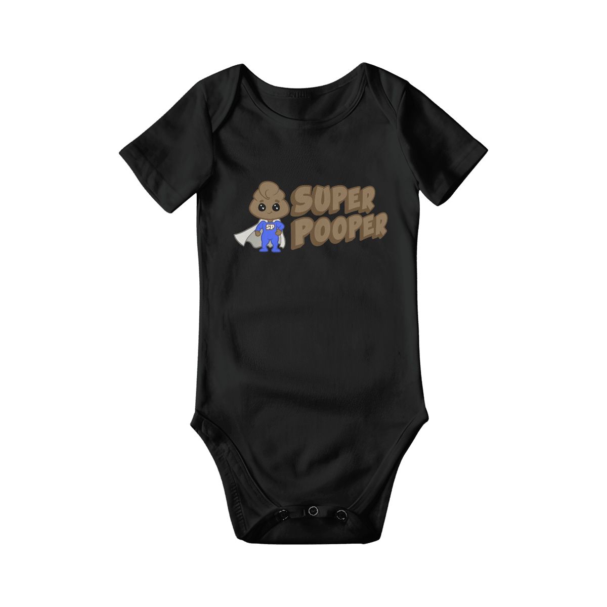 Super Pooper Baby Onesies (Short Sleeve)