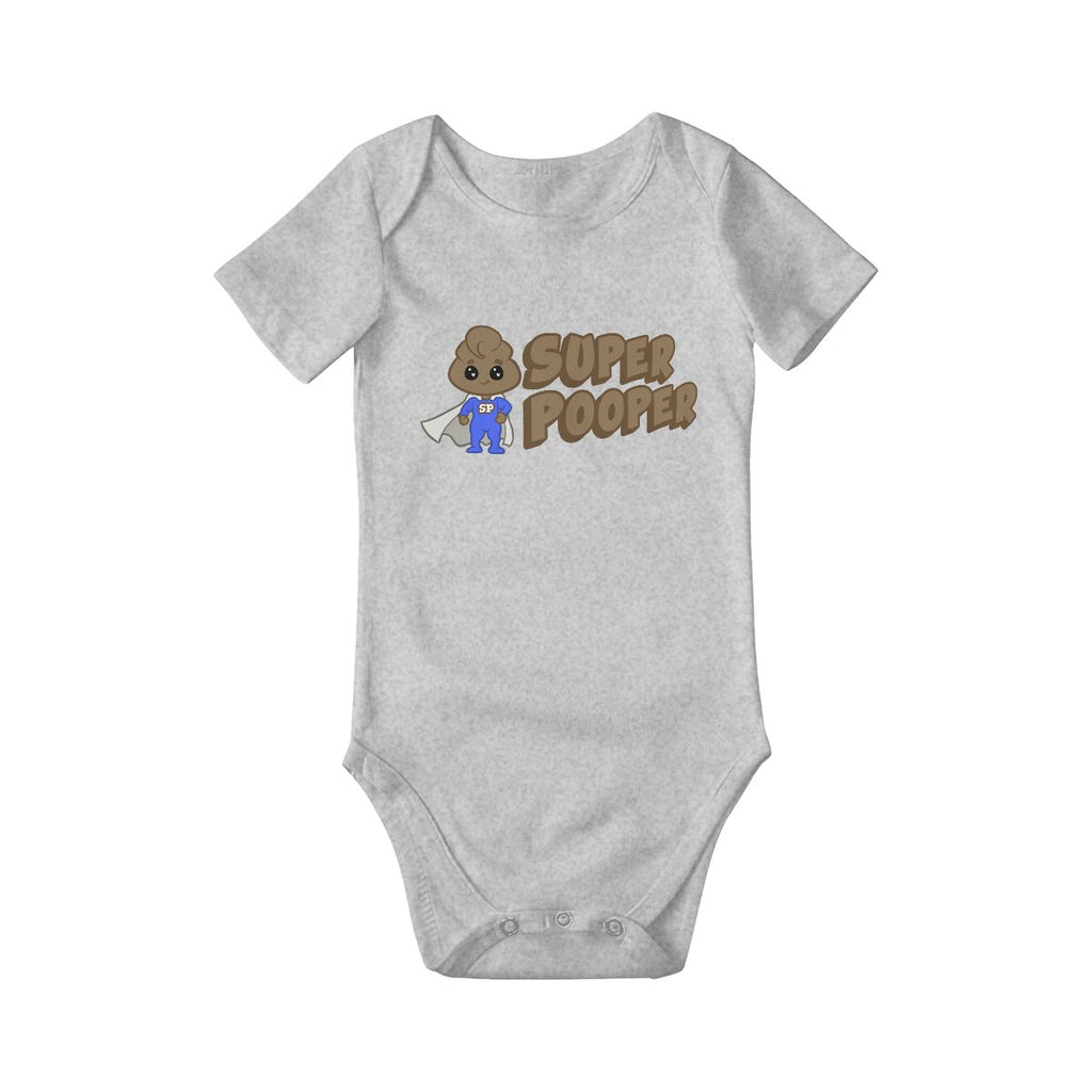 Super Pooper Baby Onesies (Short Sleeve)