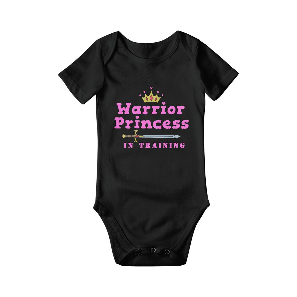 Warrior Princess In Training Baby Onesies (Short Sleeve)