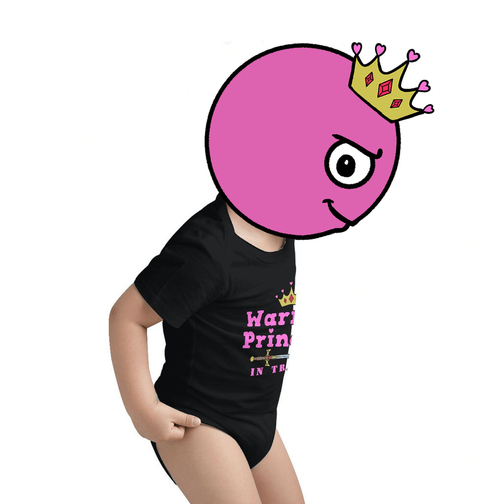 Warrior Princess In Training Baby Onesies (Short Sleeve)