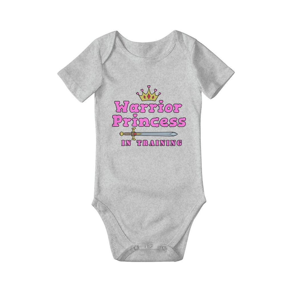 Warrior Princess In Training Baby Onesies (Short Sleeve)