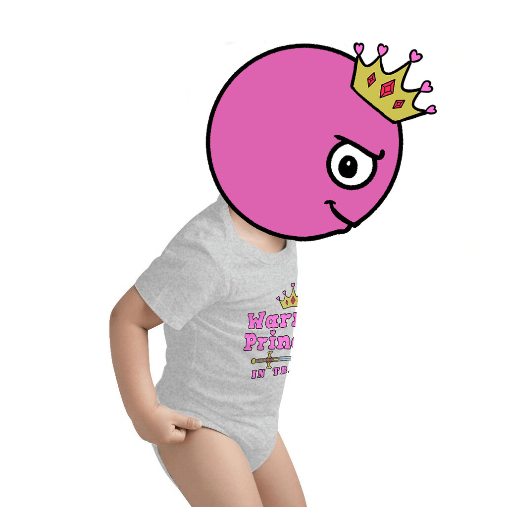 Warrior Princess In Training Baby Onesies (Short Sleeve)