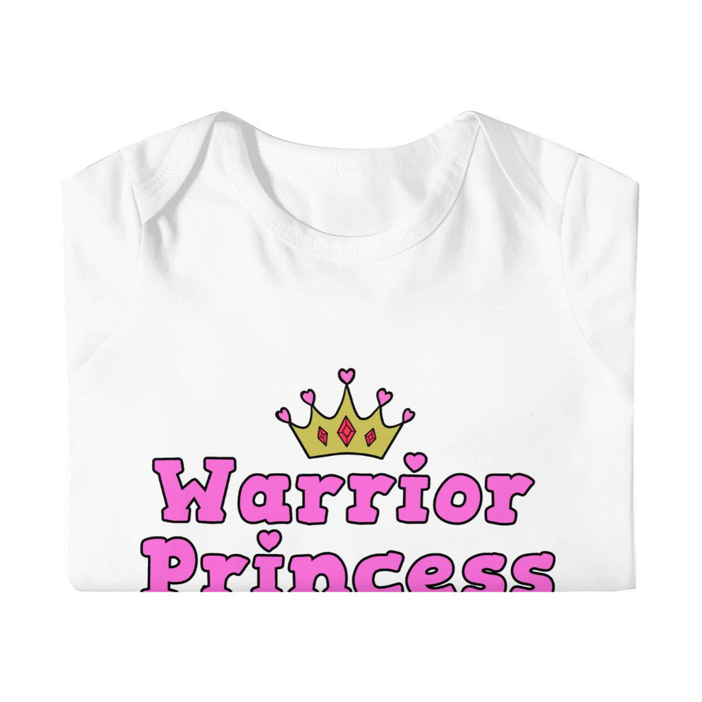 Warrior Princess In Training Baby Onesies (Short Sleeve)