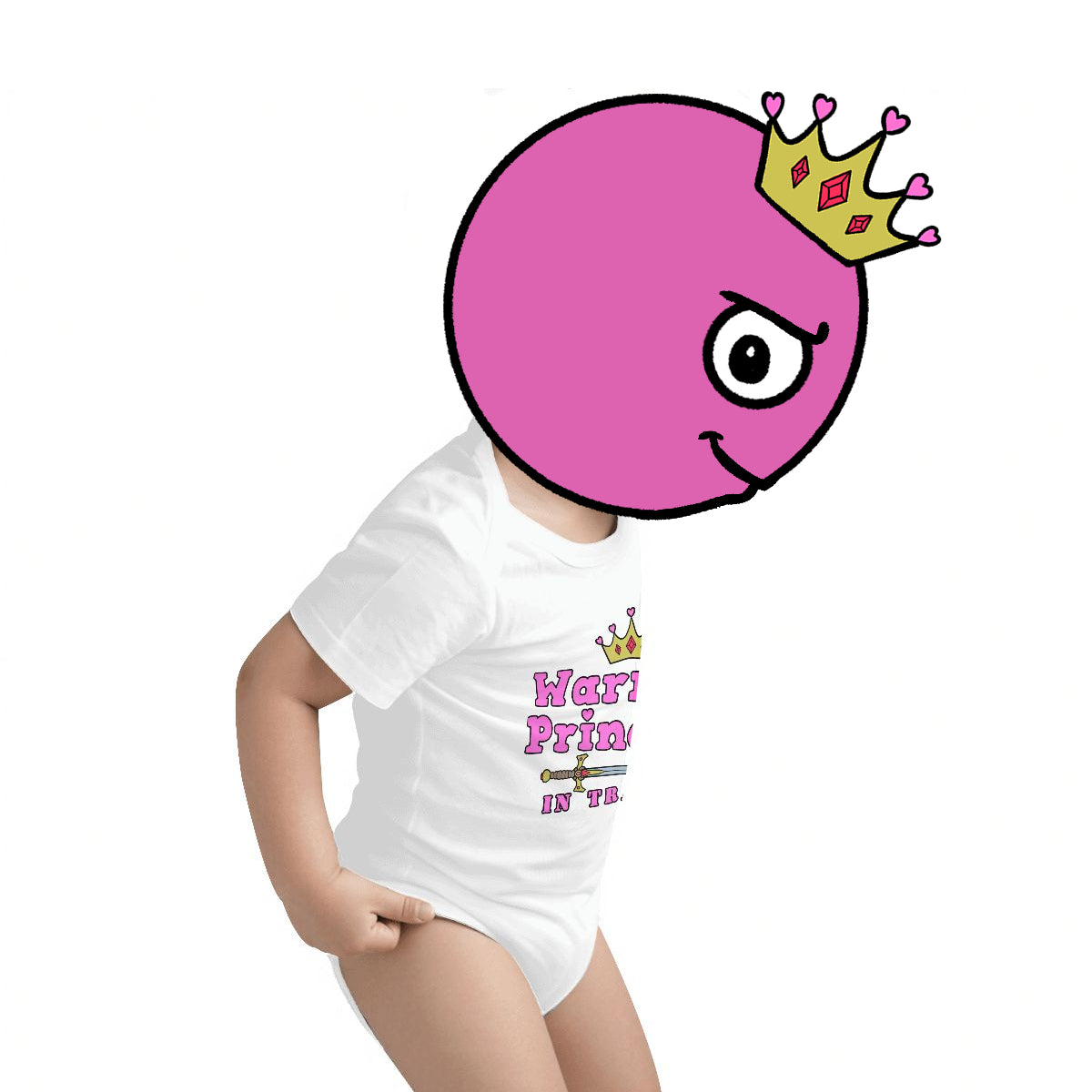 Warrior Princess In Training Baby Onesies (Short Sleeve)