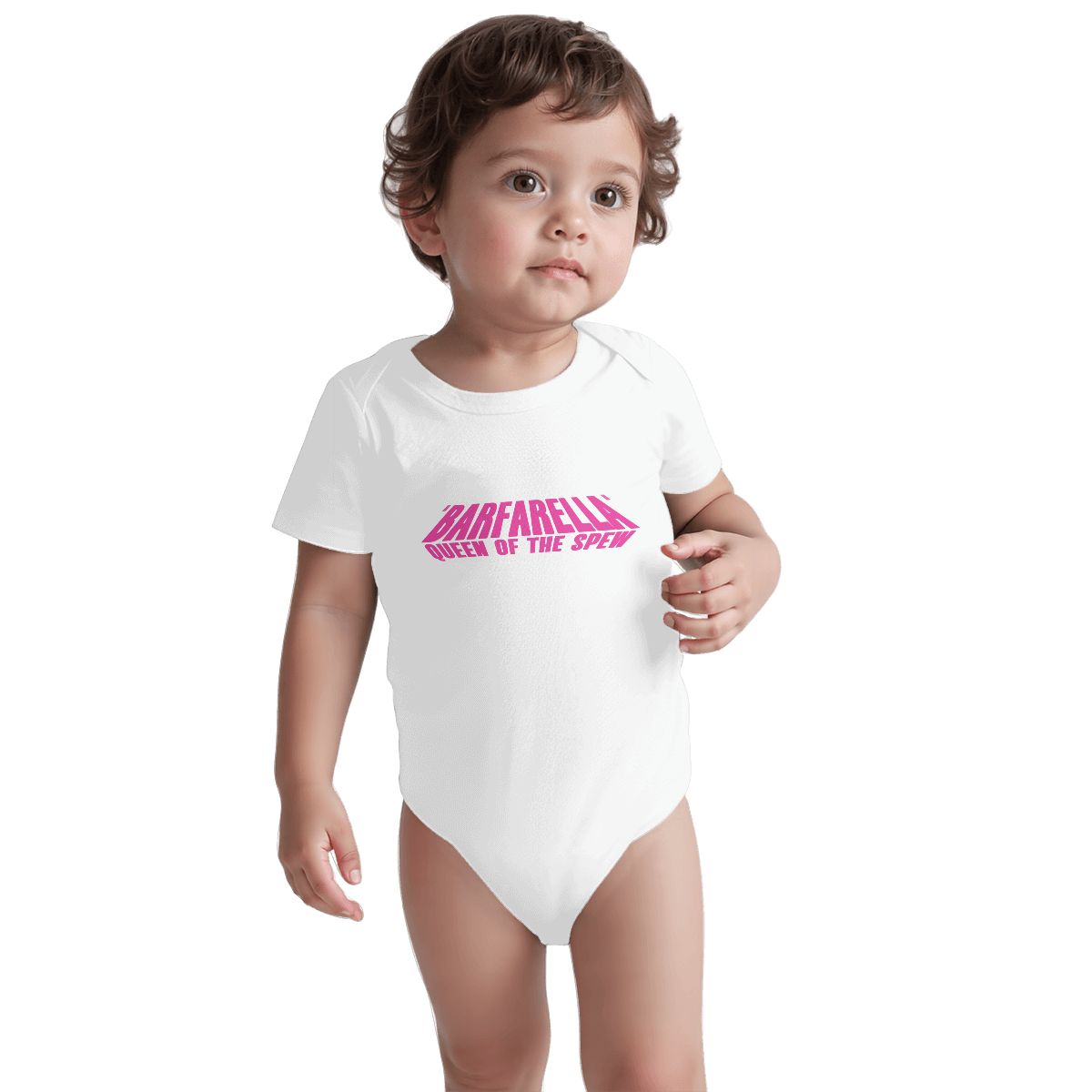 Barfarella Queen of the Spew Baby Onesies (Short Sleeve)