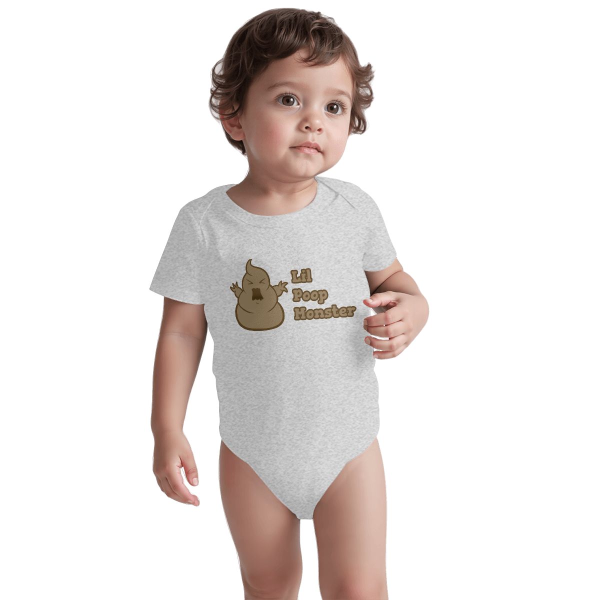 Little Poop Monster Baby Onesies (Short Sleeve)
