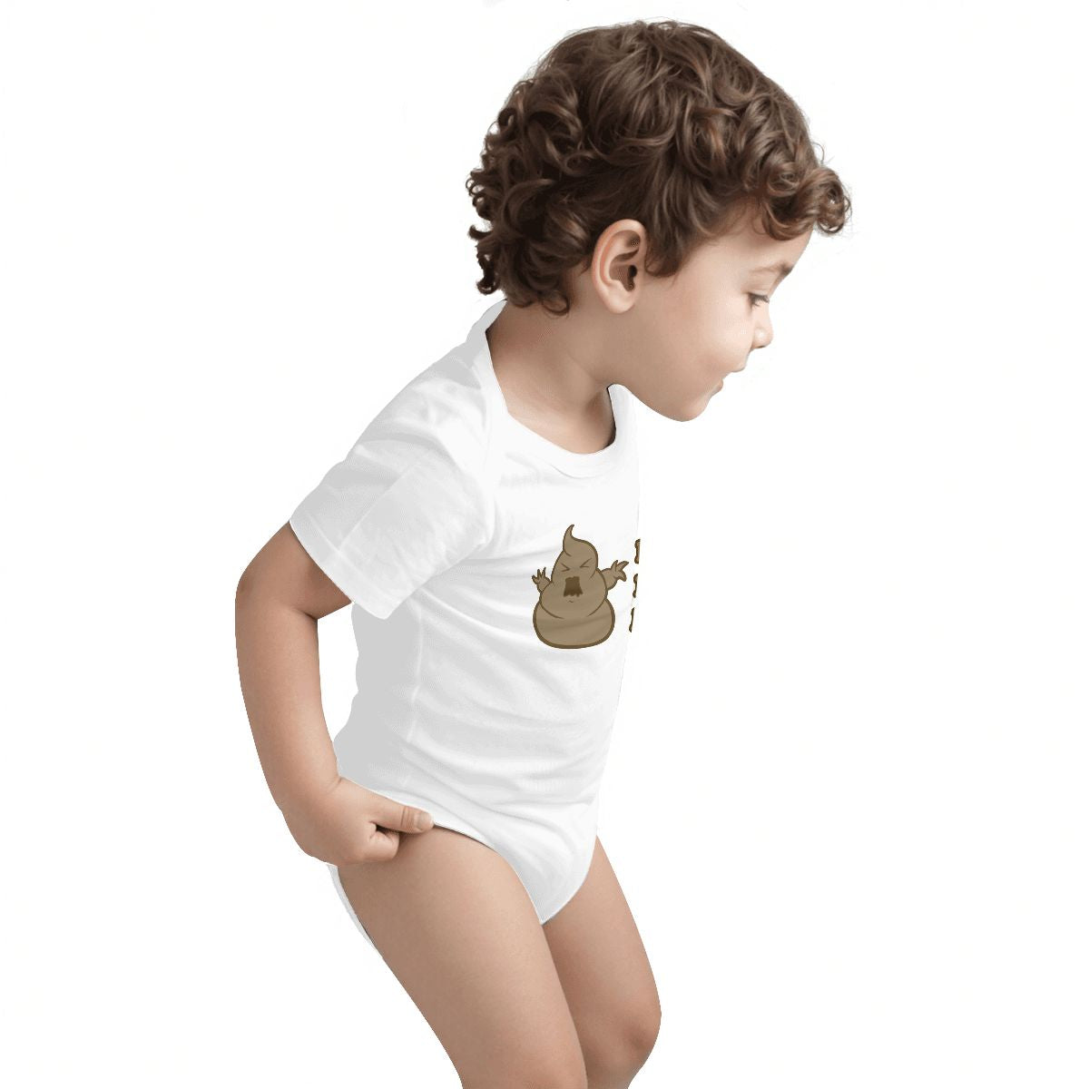 Little Poop Monster Baby Onesies (Short Sleeve)