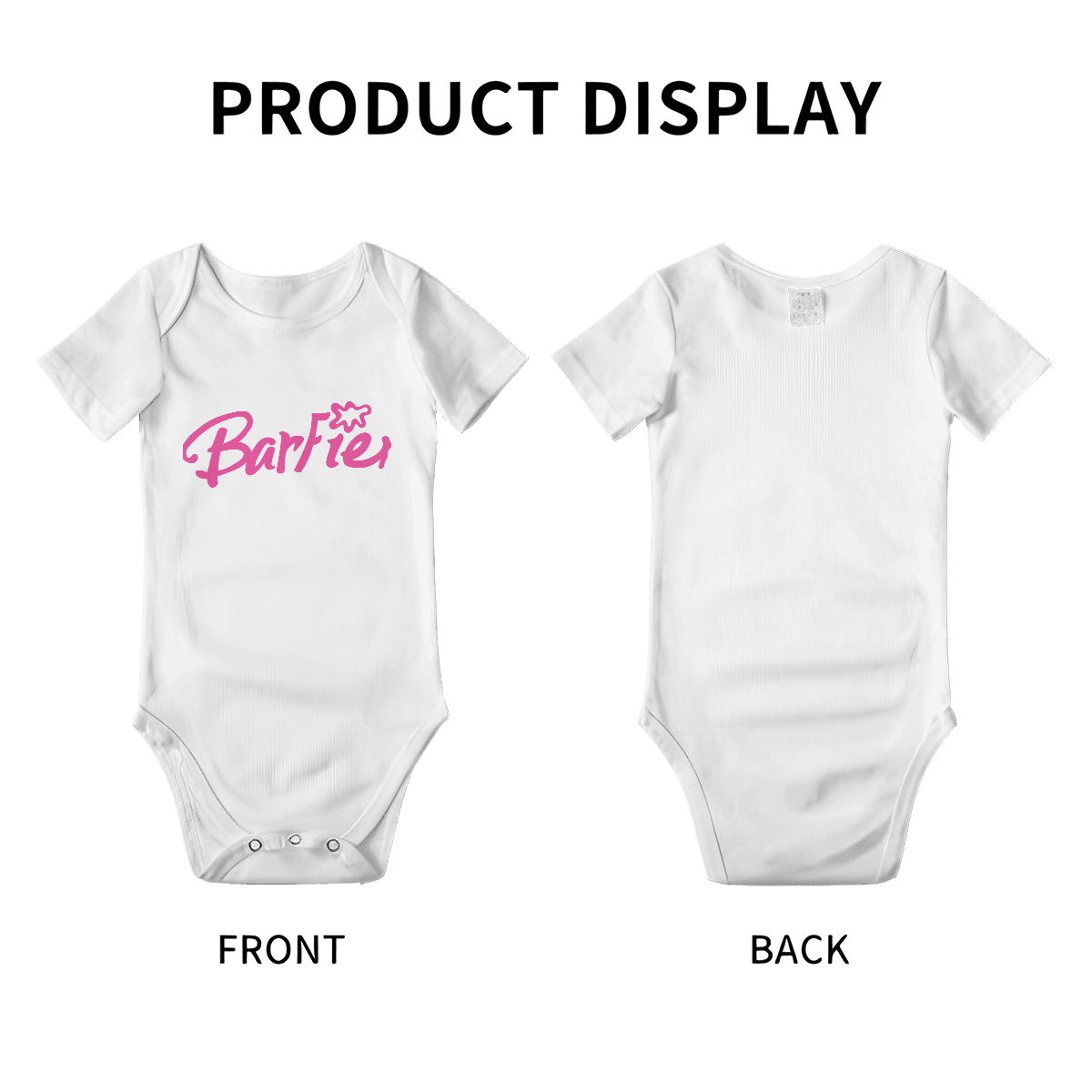 Barfie Baby Onesies (Short Sleeve)
