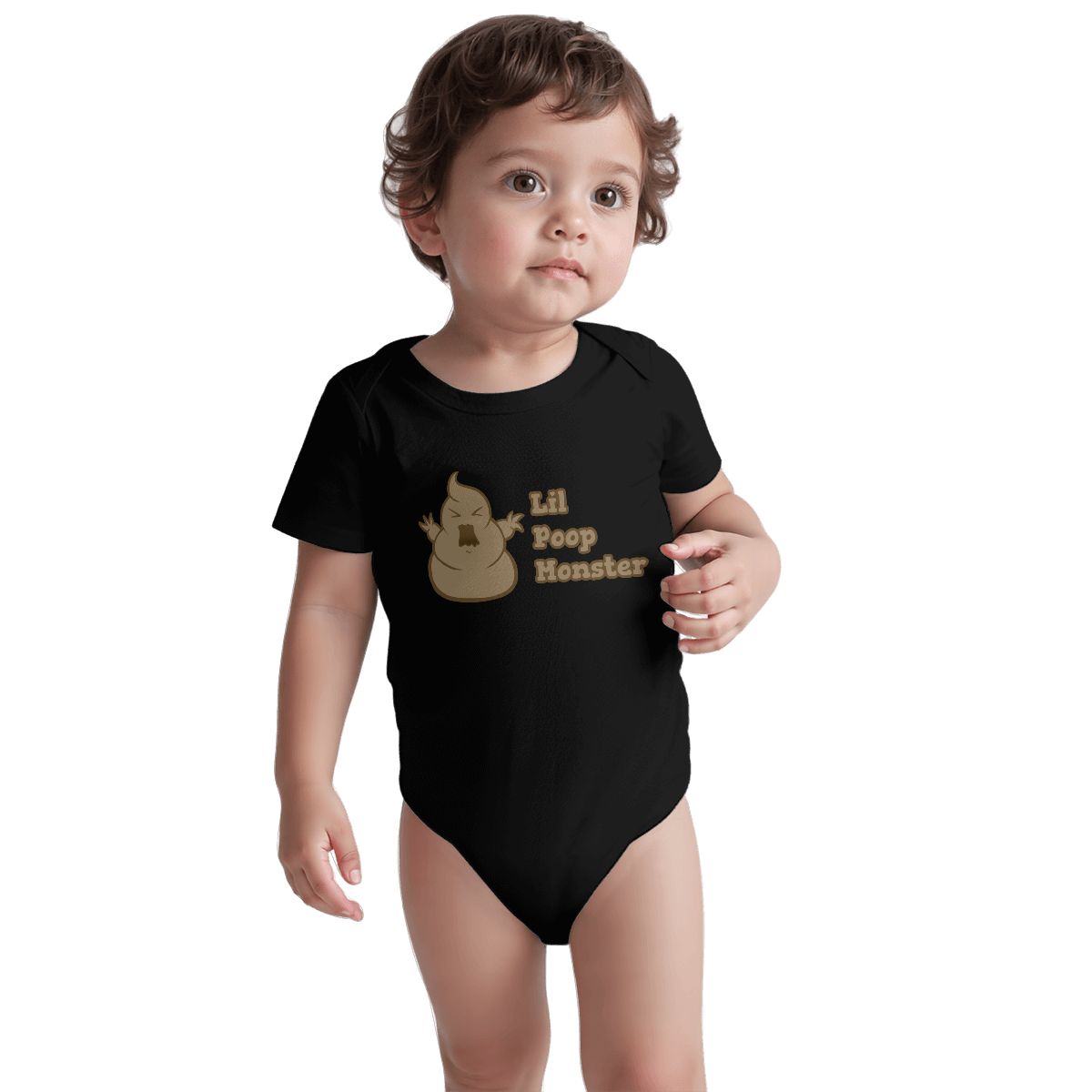 Little Poop Monster Baby Onesies (Short Sleeve)